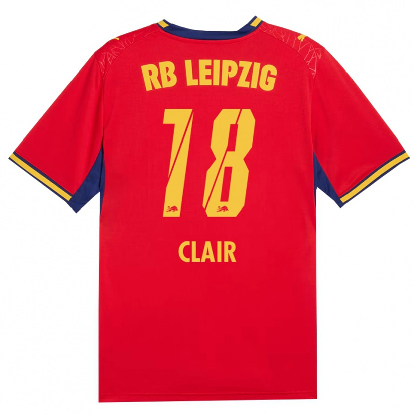Danxen Hombre Camiseta Vincent Clair #18 Azul Real Rojo Amarillo 2ª Equipación 2026/27 La Camisa