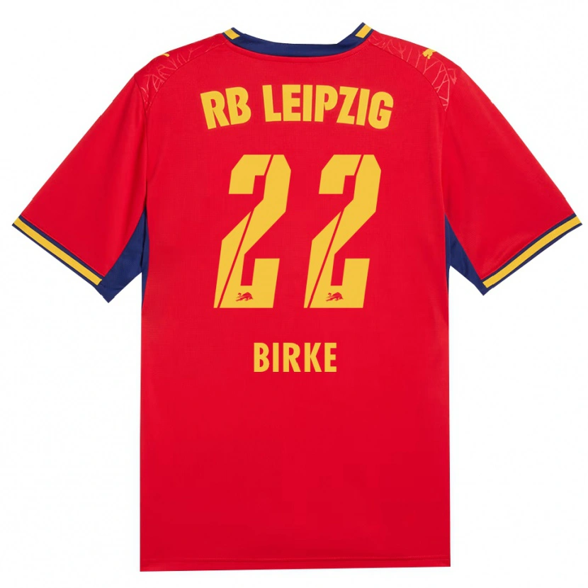 Danxen Hombre Camiseta Lennox Birke #22 Azul Real Rojo Amarillo 2ª Equipación 2026/27 La Camisa