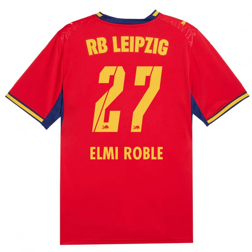 Danxen Hombre Camiseta Alinur Elmi Roble #27 Azul Real Rojo Amarillo 2ª Equipación 2026/27 La Camisa