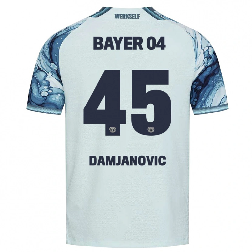 Danxen Hombre Camiseta Aleksa Damjanovic #45 Negro Verde Oscuro 2ª Equipación 2026/27 La Camisa