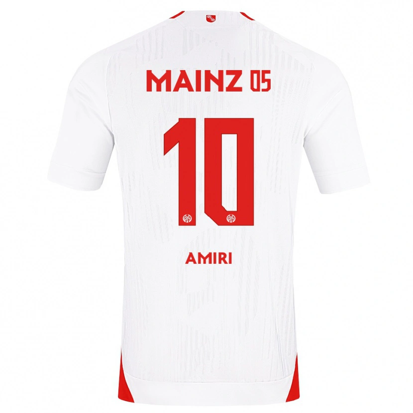 Danxen Hombre Camiseta Nadiem Amiri #10 Blanco Rojo Amarillo 2ª Equipación 2026/27 La Camisa