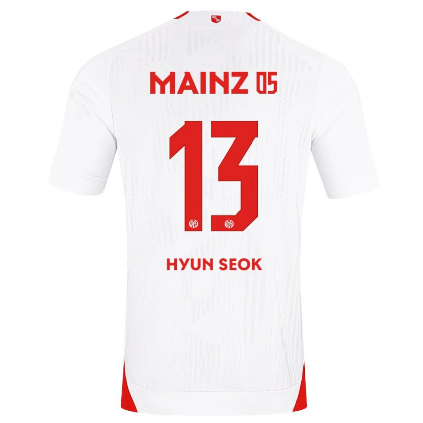 Danxen Hombre Camiseta Hyun-Seok Hong #13 Blanco Rojo Amarillo 2ª Equipación 2026/27 La Camisa
