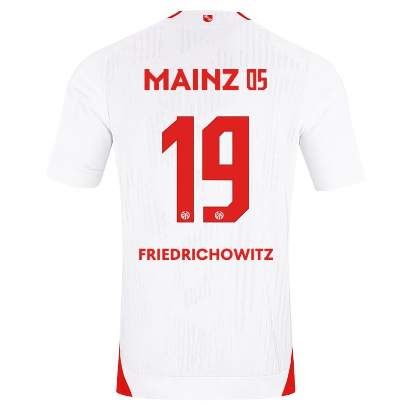Danxen Hombre Camiseta Anna Friedrichowitz #19 Blanco Rojo Amarillo 2ª Equipación 2026/27 La Camisa