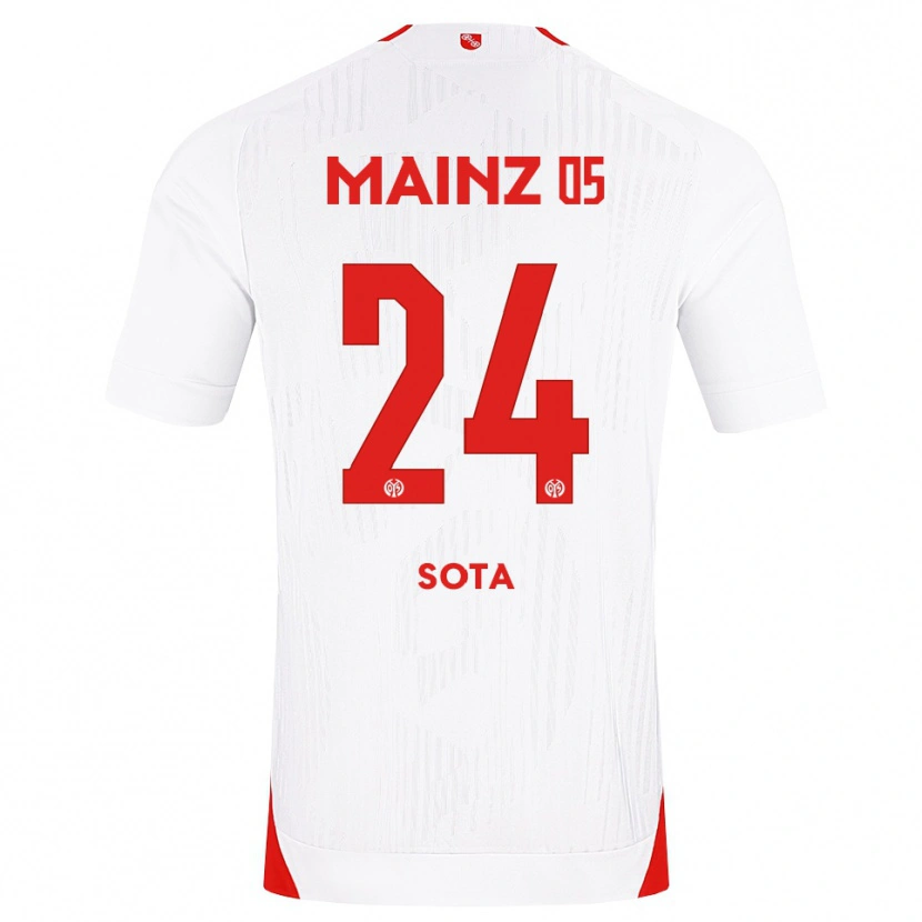 Danxen Hombre Camiseta Sota Kawasaki #24 Blanco Rojo Amarillo 2ª Equipación 2026/27 La Camisa