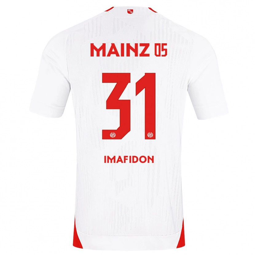 Danxen Hombre Camiseta Daniel Imafidon #31 Blanco Rojo Amarillo 2ª Equipación 2026/27 La Camisa