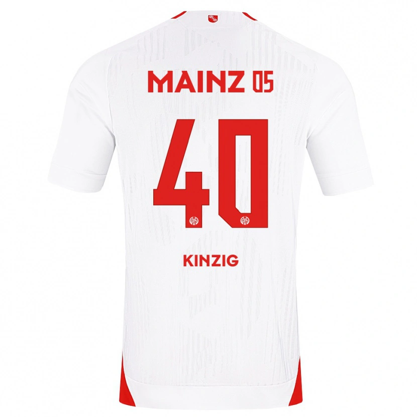Danxen Hombre Camiseta Maximilian Kinzig #40 Blanco Rojo Amarillo 2ª Equipación 2026/27 La Camisa