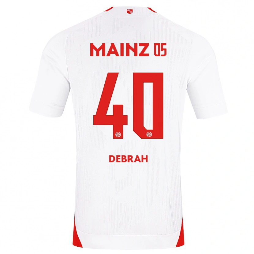 Danxen Hombre Camiseta Jeremiah Debrah #40 Blanco Rojo Amarillo 2ª Equipación 2026/27 La Camisa
