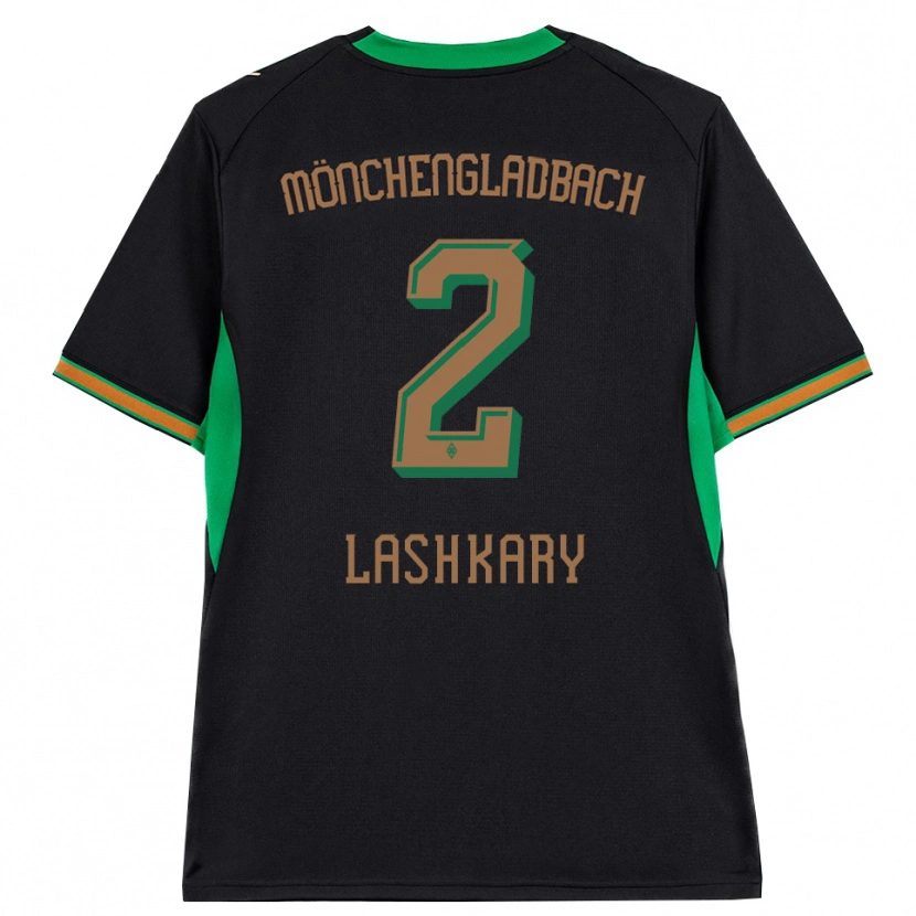 Danxen Hombre Camiseta Roman Lashkary #2 Negro Naranja Verde Marrón 2ª Equipación 2026/27 La Camisa