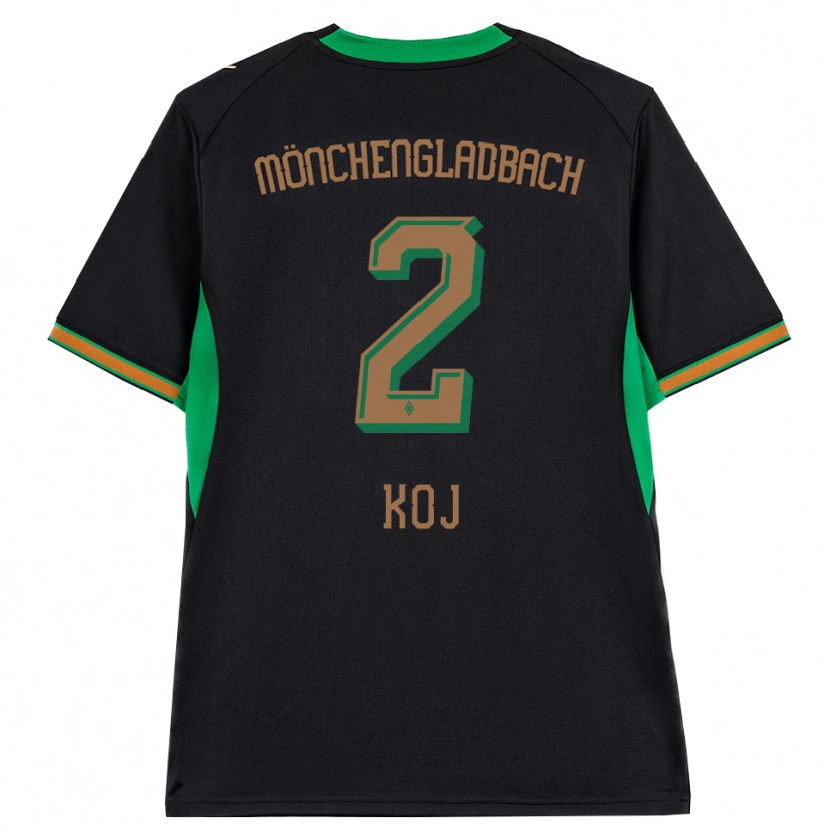 Danxen Hombre Camiseta Julia Koj #2 Negro Naranja Verde Marrón 2ª Equipación 2026/27 La Camisa