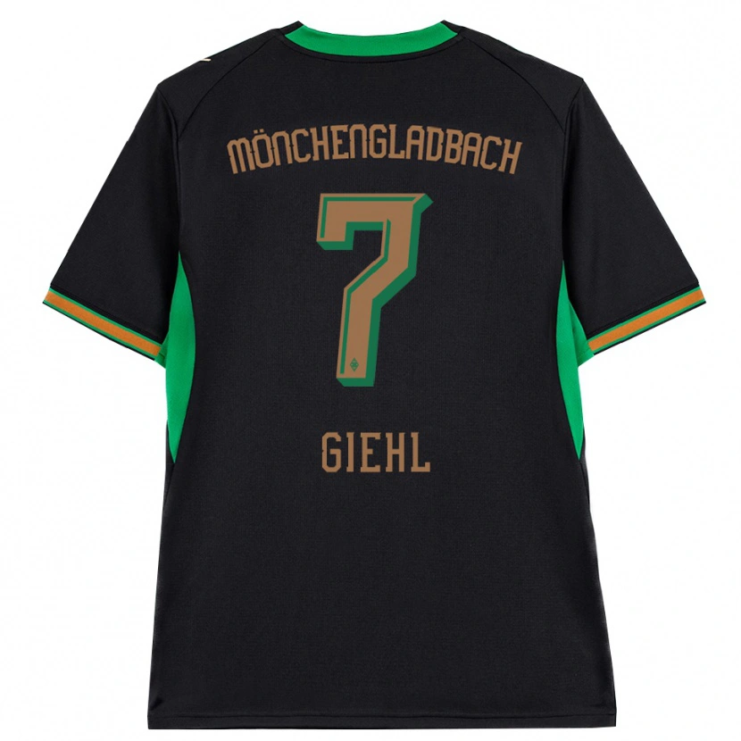 Danxen Hombre Camiseta Madita Giehl #7 Negro Naranja Verde Marrón 2ª Equipación 2026/27 La Camisa