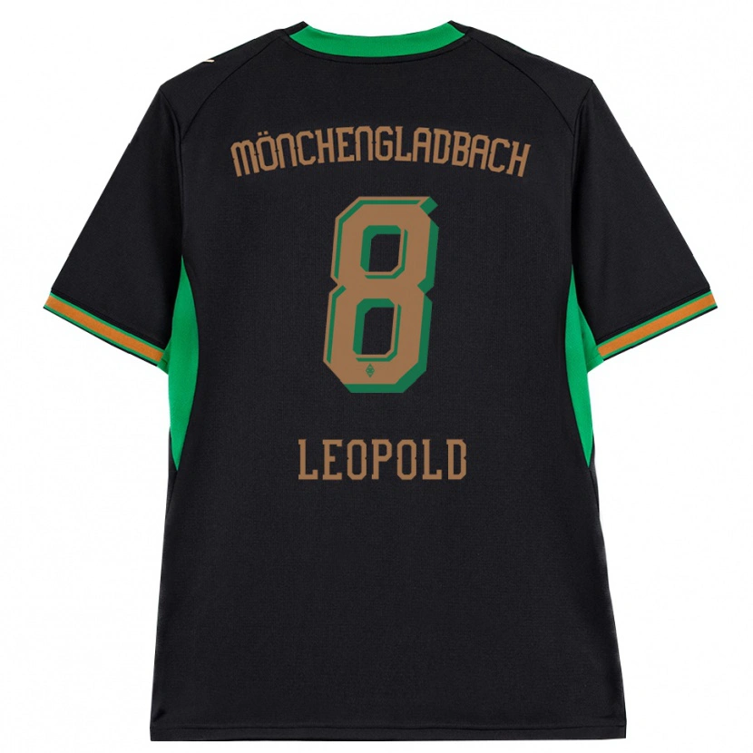 Danxen Hombre Camiseta Enzo Leopold #8 Negro Naranja Verde Marrón 2ª Equipación 2026/27 La Camisa