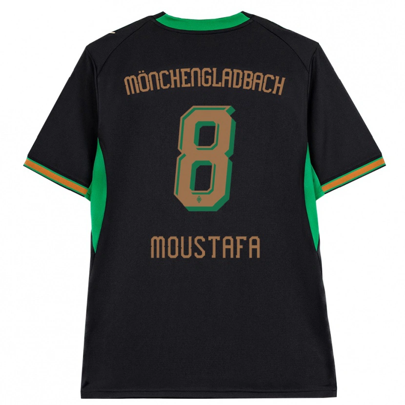 Danxen Hombre Camiseta Moustafa Ashraf Moustafa #8 Negro Naranja Verde Marrón 2ª Equipación 2026/27 La Camisa