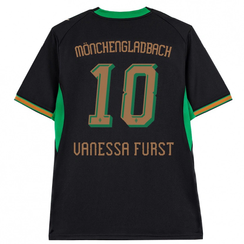 Danxen Hombre Camiseta Vanessa Fürst #10 Negro Naranja Verde Marrón 2ª Equipación 2026/27 La Camisa