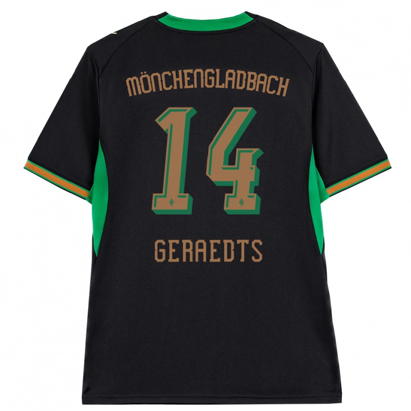 Danxen Hombre Camiseta Kelsey Geraedts #14 Negro Naranja Verde Marrón 2ª Equipación 2026/27 La Camisa