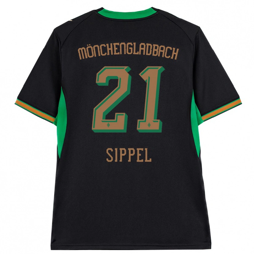 Danxen Hombre Camiseta Tobias Sippel #21 Negro Naranja Verde Marrón 2ª Equipación 2026/27 La Camisa
