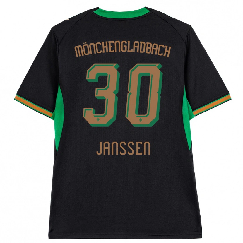 Danxen Hombre Camiseta Annalena Janssen #30 Negro Naranja Verde Marrón 2ª Equipación 2026/27 La Camisa