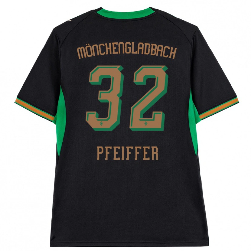Danxen Hombre Camiseta Tim Pfeiffer #32 Negro Naranja Verde Marrón 2ª Equipación 2026/27 La Camisa