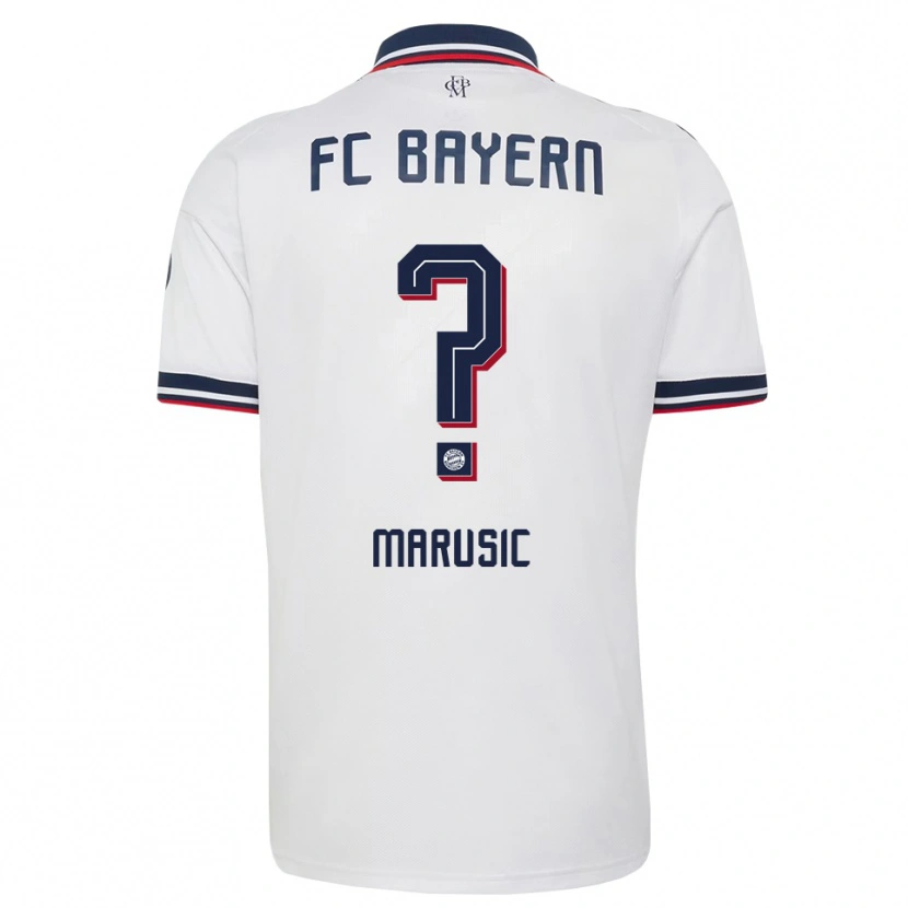 Danxen Hombre Camiseta Gabriel Marusic #0 Gris Blanco Rojo 2ª Equipación 2026/27 La Camisa