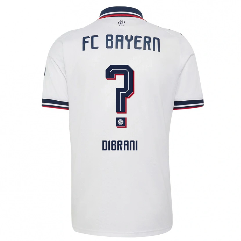 Danxen Hombre Camiseta Benjamin Dibrani #0 Gris Blanco Rojo 2ª Equipación 2026/27 La Camisa