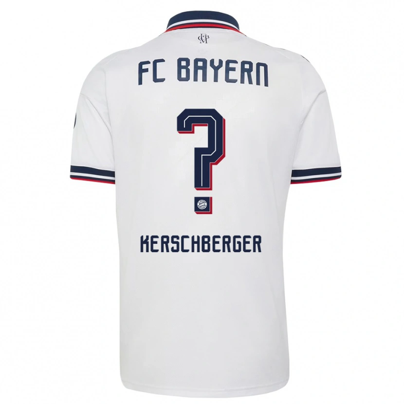 Danxen Hombre Camiseta Paul Kerschberger #0 Gris Blanco Rojo 2ª Equipación 2026/27 La Camisa