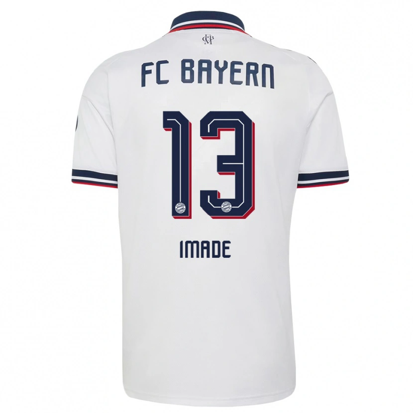 Danxen Hombre Camiseta Wisdom Imade #13 Gris Blanco Rojo 2ª Equipación 2026/27 La Camisa