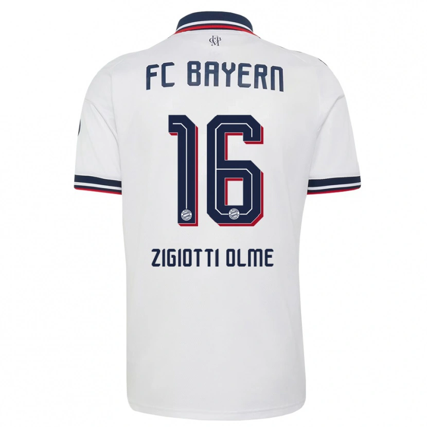 Danxen Hombre Camiseta Julia Zigiotti Olme #16 Gris Blanco Rojo 2ª Equipación 2026/27 La Camisa