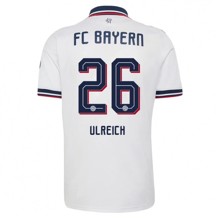 Danxen Hombre Camiseta Sven Ulreich #26 Gris Blanco Rojo 2ª Equipación 2026/27 La Camisa