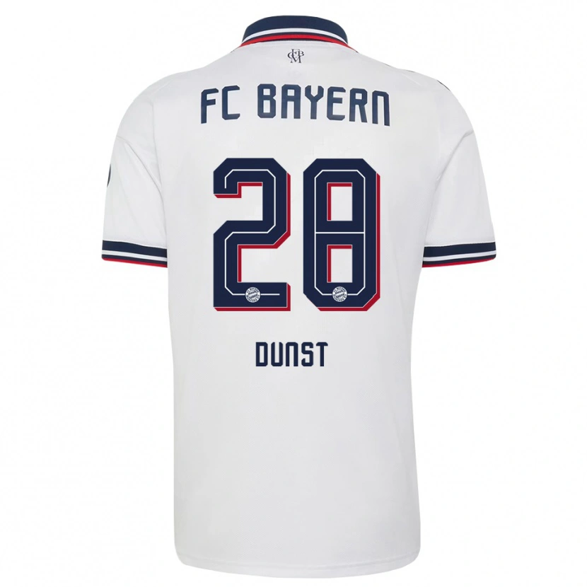 Danxen Hombre Camiseta Barbara Dunst #28 Gris Blanco Rojo 2ª Equipación 2026/27 La Camisa