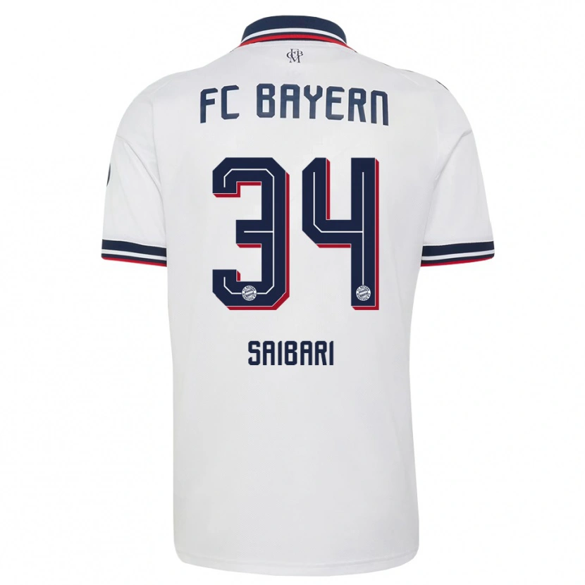 Danxen Hombre Camiseta Ismael Saibari #34 Gris Blanco Rojo 2ª Equipación 2026/27 La Camisa