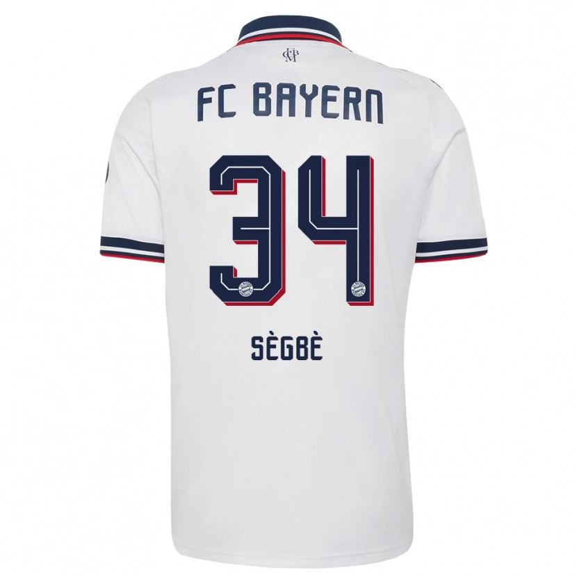Danxen Hombre Camiseta Désiré Sègbè #34 Gris Blanco Rojo 2ª Equipación 2026/27 La Camisa
