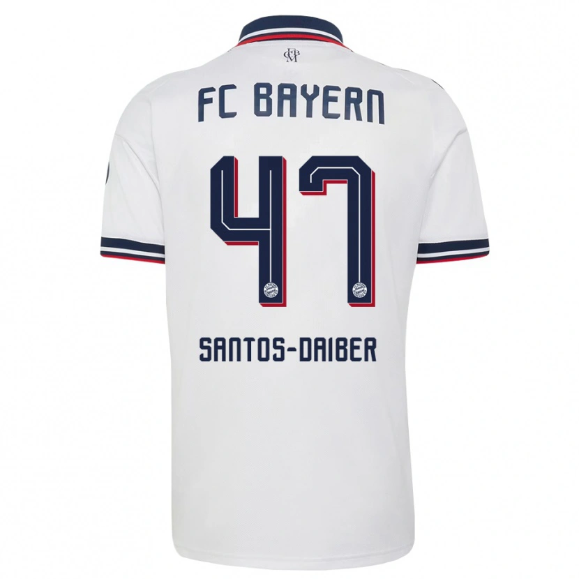 Danxen Hombre Camiseta David Santos Daiber #47 Gris Blanco Rojo 2ª Equipación 2026/27 La Camisa