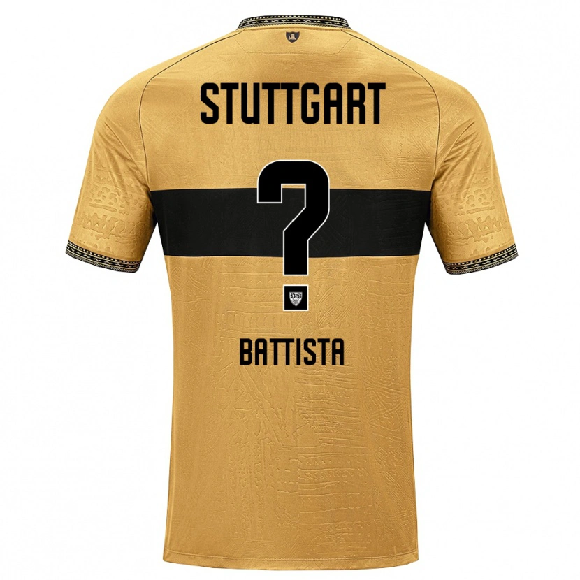 Danxen Hombre Camiseta Luca Battista #0 Blanco Negro Marrón 2ª Equipación 2026/27 La Camisa