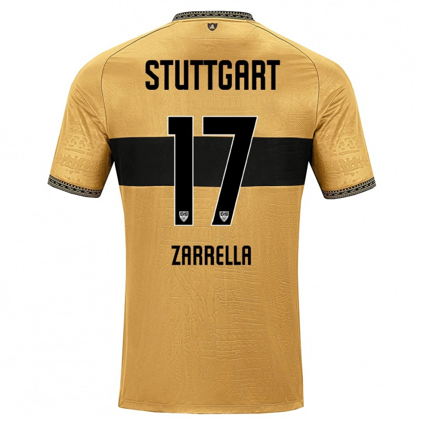 Danxen Hombre Camiseta Gabriel Zarrella #17 Blanco Negro Marrón 2ª Equipación 2026/27 La Camisa