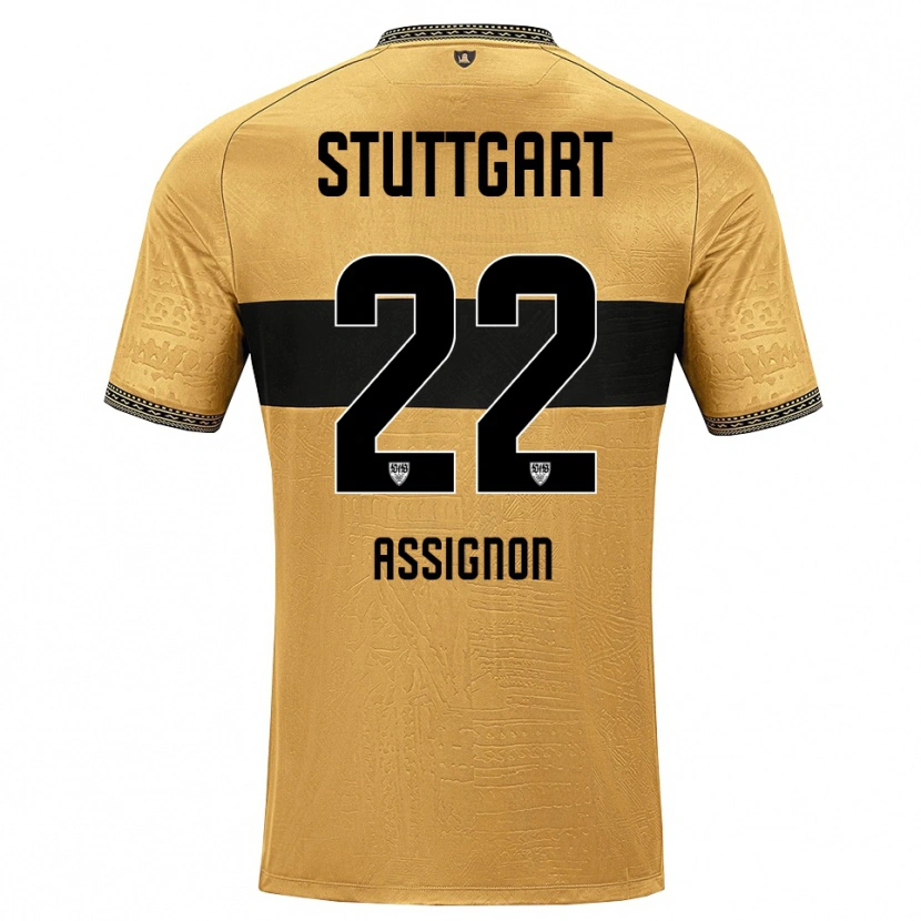 Danxen Hombre Camiseta Lorenz Assignon #22 Blanco Negro Marrón 2ª Equipación 2026/27 La Camisa