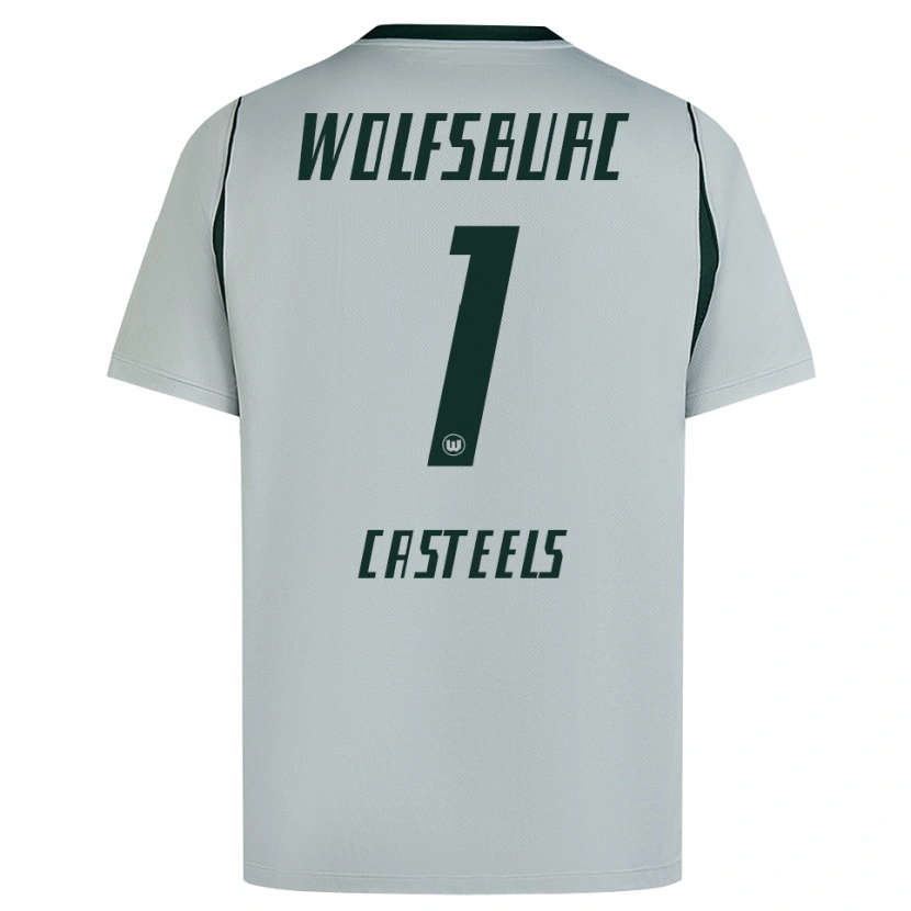 Danxen Hombre Camiseta Koen Casteels #1 Verde Gris 2ª Equipación 2026/27 La Camisa