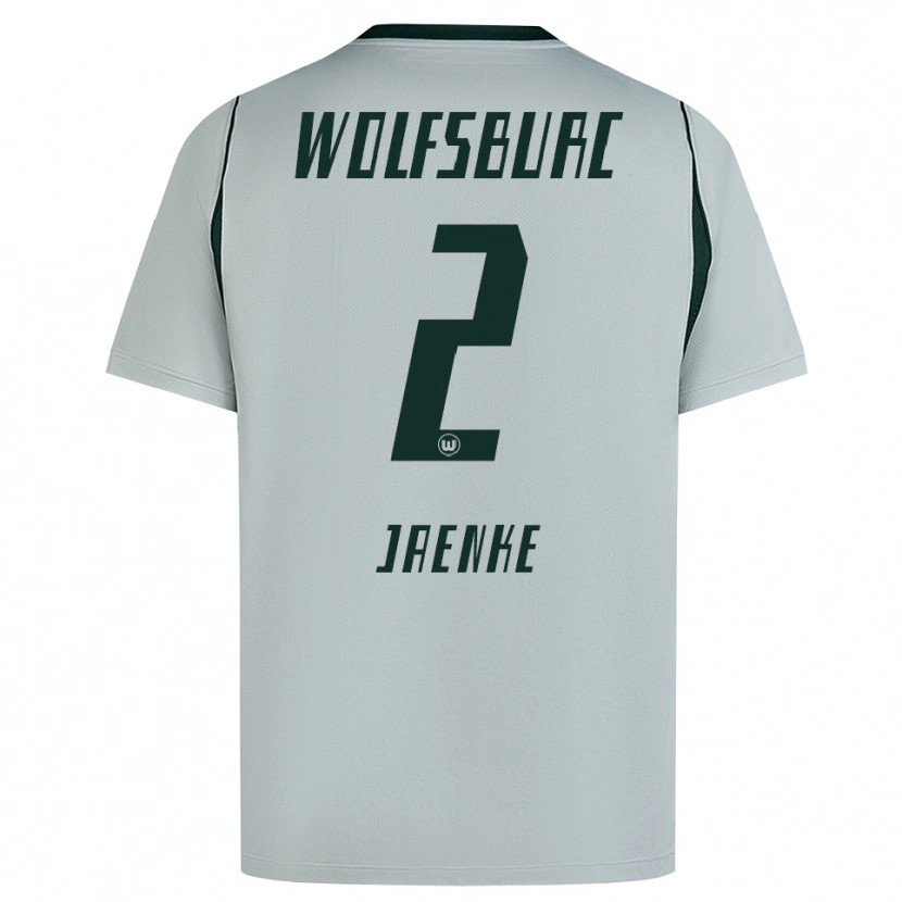 Danxen Hombre Camiseta Thorge Jaenke #2 Verde Gris 2ª Equipación 2026/27 La Camisa