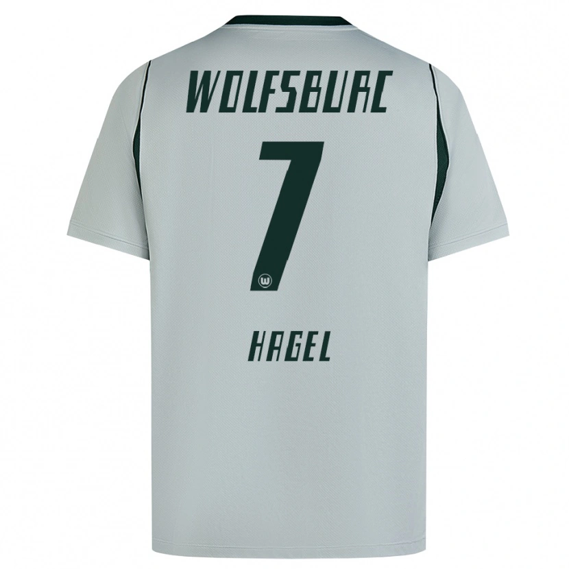 Danxen Hombre Camiseta Chantal Hagel #7 Verde Gris 2ª Equipación 2026/27 La Camisa