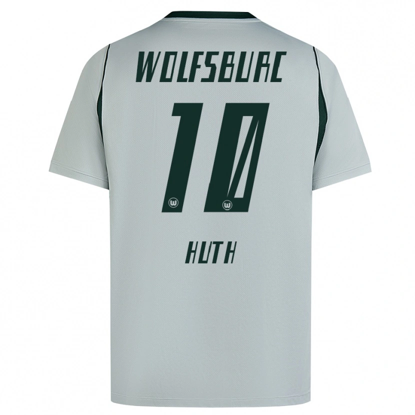 Danxen Hombre Camiseta Svenja Huth #10 Verde Gris 2ª Equipación 2026/27 La Camisa