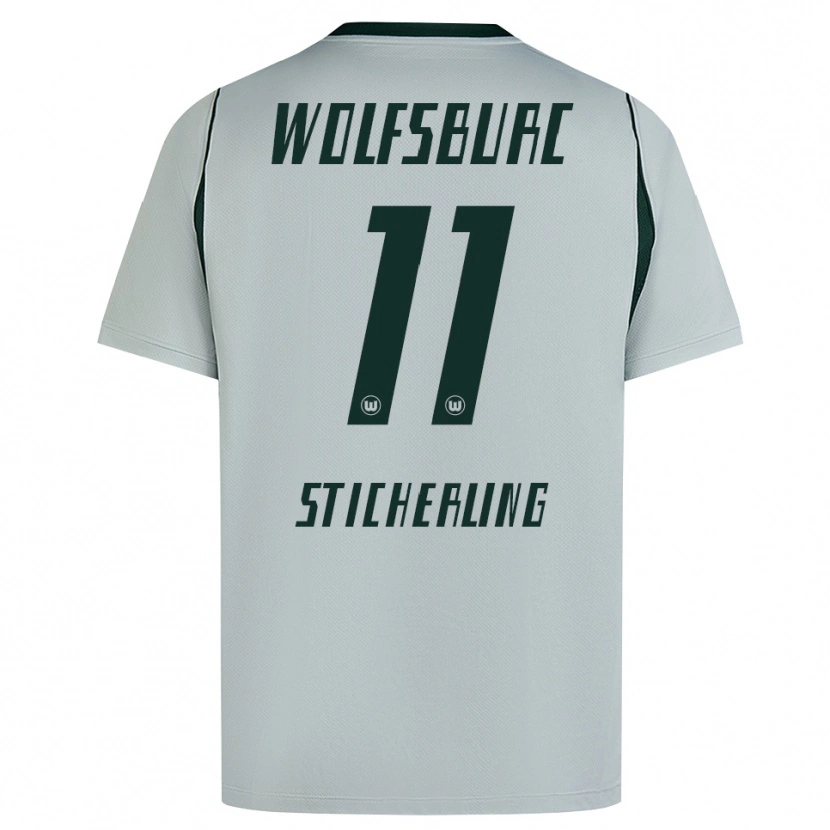 Danxen Hombre Camiseta Carl-Anton Sticherling #11 Verde Gris 2ª Equipación 2026/27 La Camisa