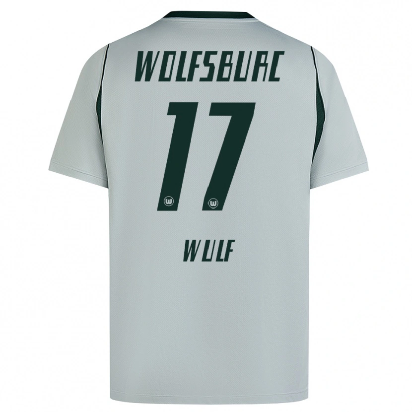 Danxen Hombre Camiseta Diego Wulf #17 Verde Gris 2ª Equipación 2026/27 La Camisa