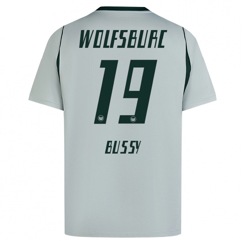 Danxen Hombre Camiseta Kessya Bussy #19 Verde Gris 2ª Equipación 2026/27 La Camisa
