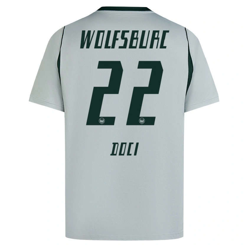Danxen Hombre Camiseta Adrian Doci #22 Verde Gris 2ª Equipación 2026/27 La Camisa
