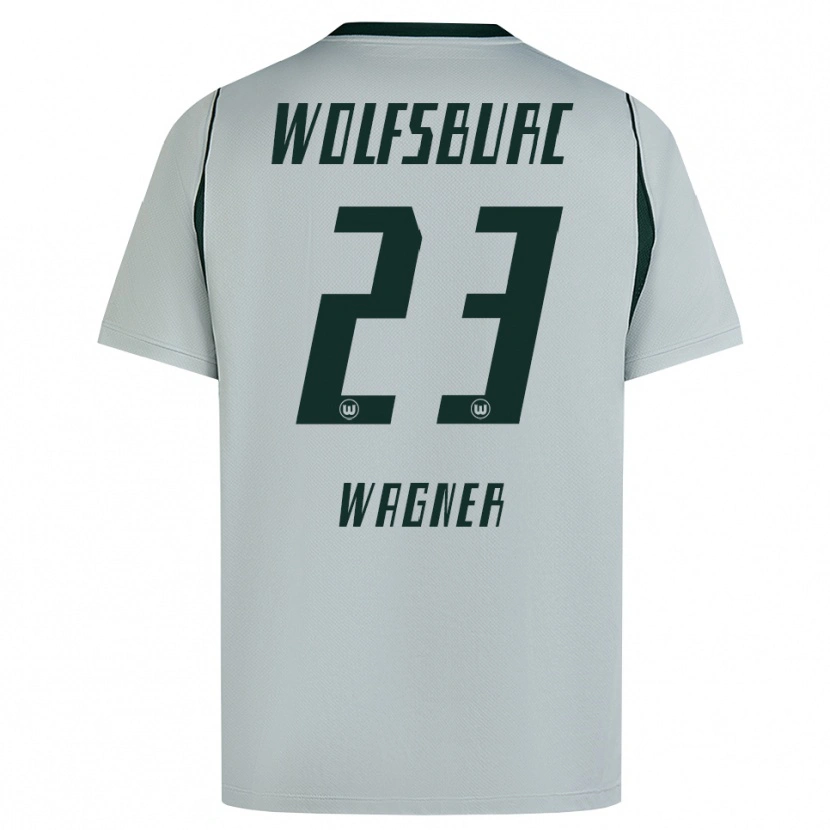 Danxen Hombre Camiseta Maksym Wagner #23 Verde Gris 2ª Equipación 2026/27 La Camisa