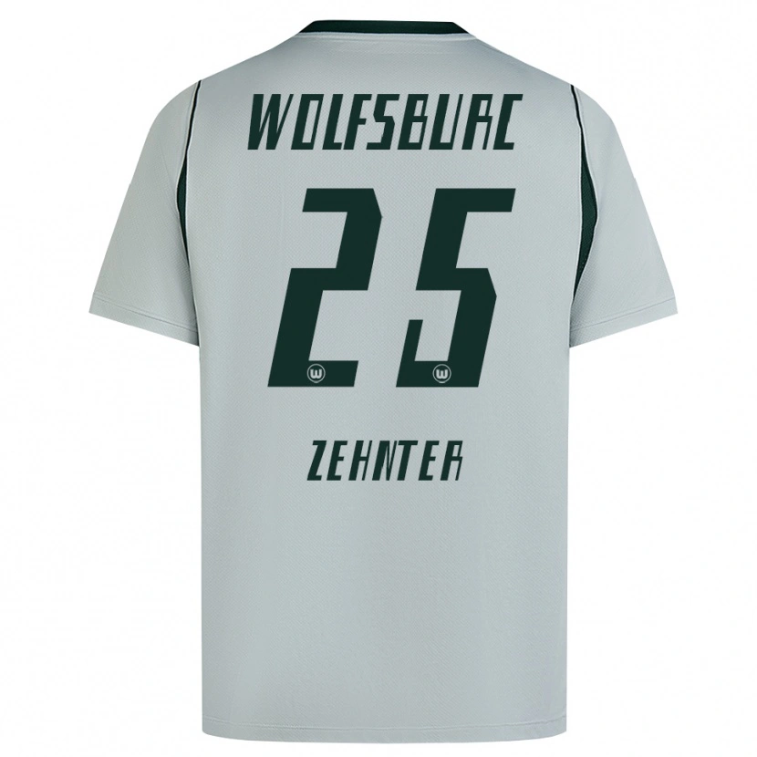 Danxen Hombre Camiseta Aaron Zehnter #25 Verde Gris 2ª Equipación 2026/27 La Camisa