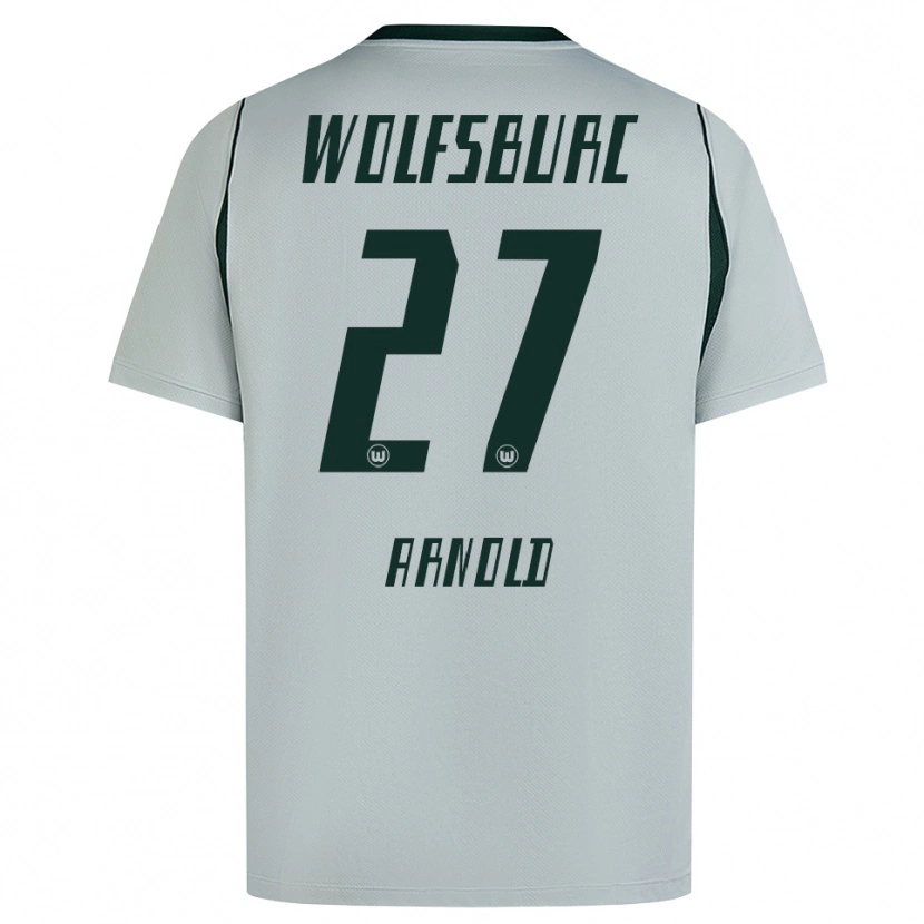 Danxen Hombre Camiseta Maximilian Arnold #27 Verde Gris 2ª Equipación 2026/27 La Camisa