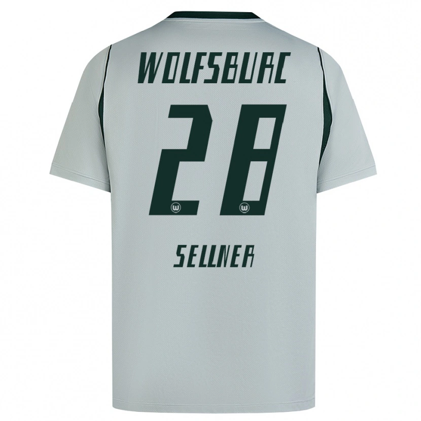 Danxen Hombre Camiseta Tabea Sellner #28 Verde Gris 2ª Equipación 2026/27 La Camisa