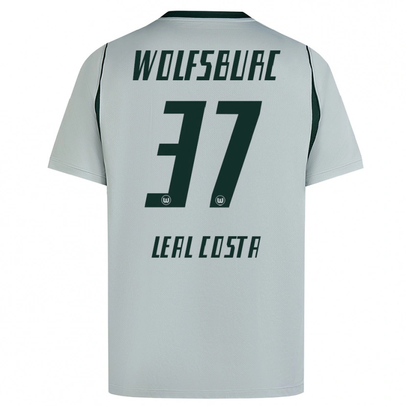 Danxen Hombre Camiseta David Leal Costa #37 Verde Gris 2ª Equipación 2026/27 La Camisa