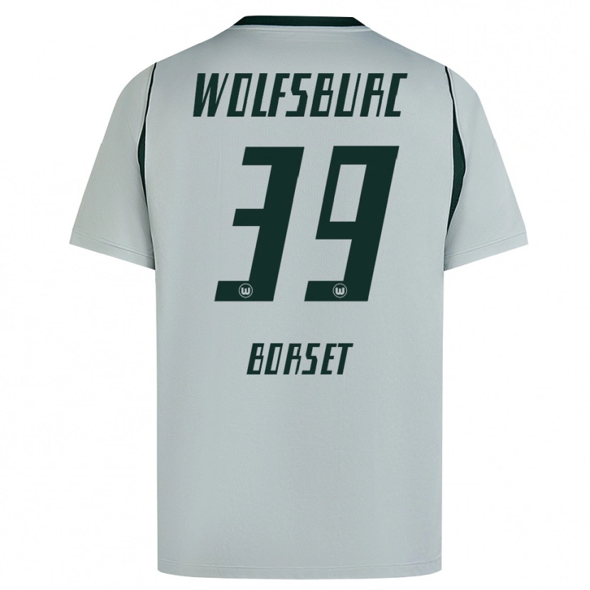 Danxen Hombre Camiseta Anders Rønne Børset #39 Verde Gris 2ª Equipación 2026/27 La Camisa