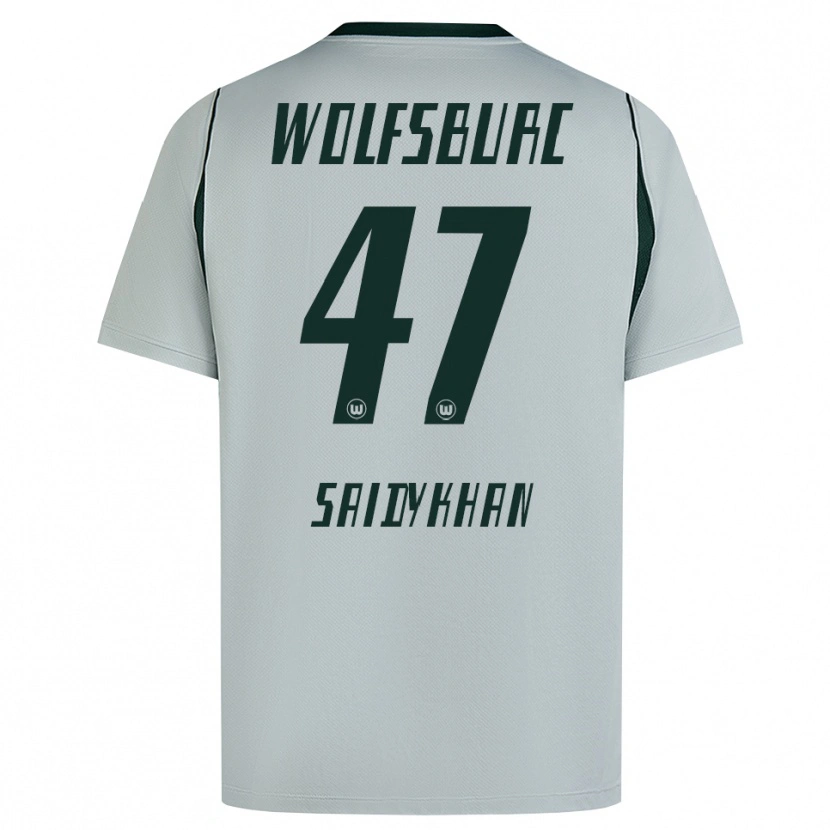 Danxen Hombre Camiseta Ibrahim Saidykhan #47 Verde Gris 2ª Equipación 2026/27 La Camisa