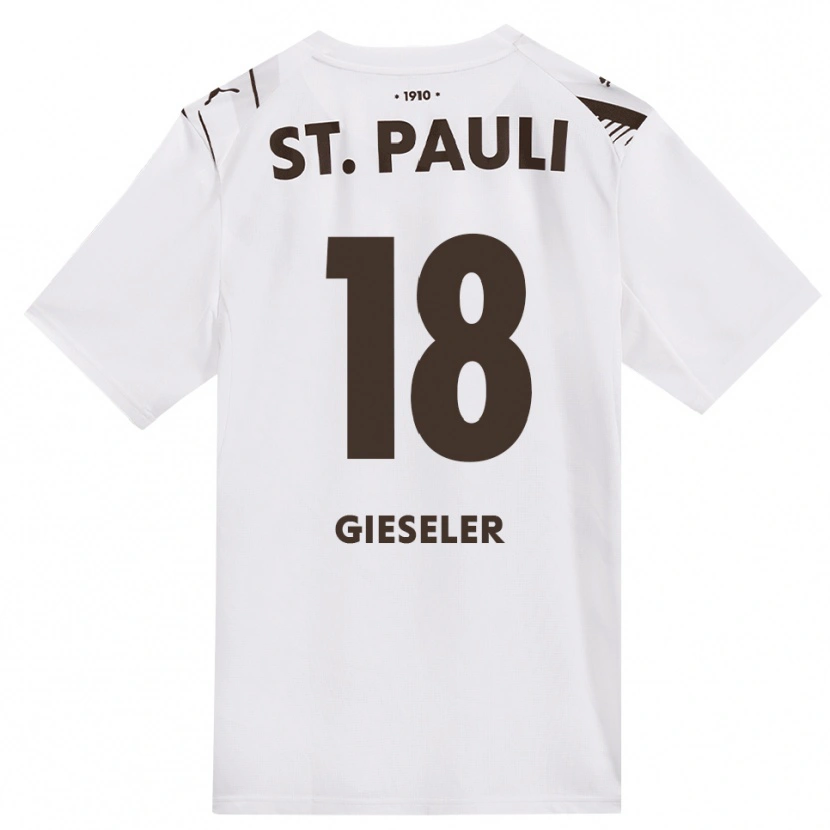 Danxen Hombre Camiseta Madeline Gieseler #18 Café Blanco Rojo 2ª Equipación 2026/27 La Camisa